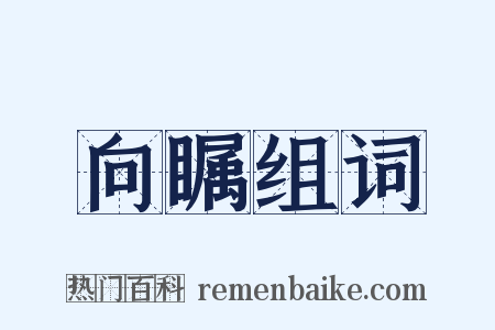 向瞩组词是什么意思的图片